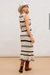 Shannon Knit Striped Midi Dress