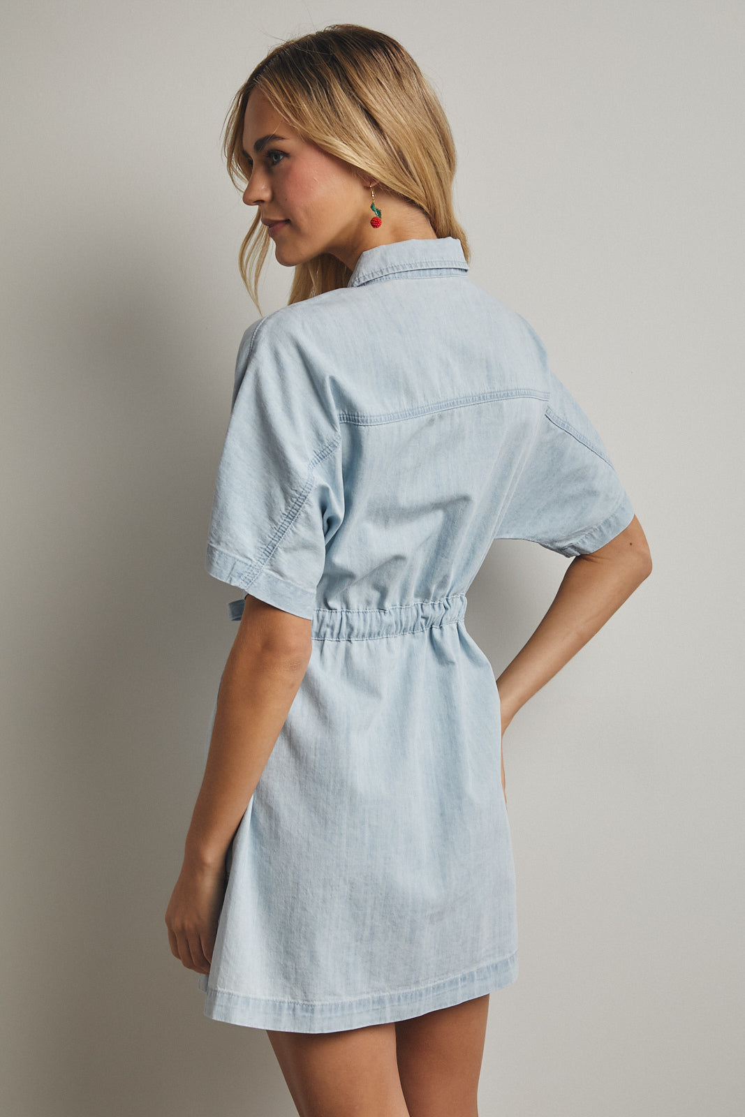 Farah Denim Mini Dress