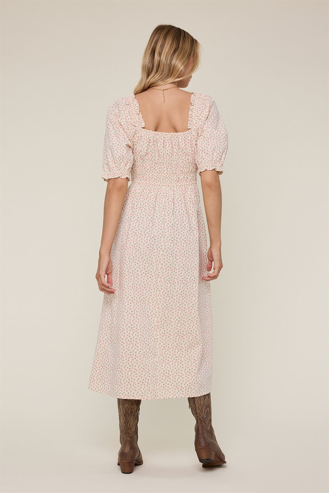 Cara Floral Midi Dress