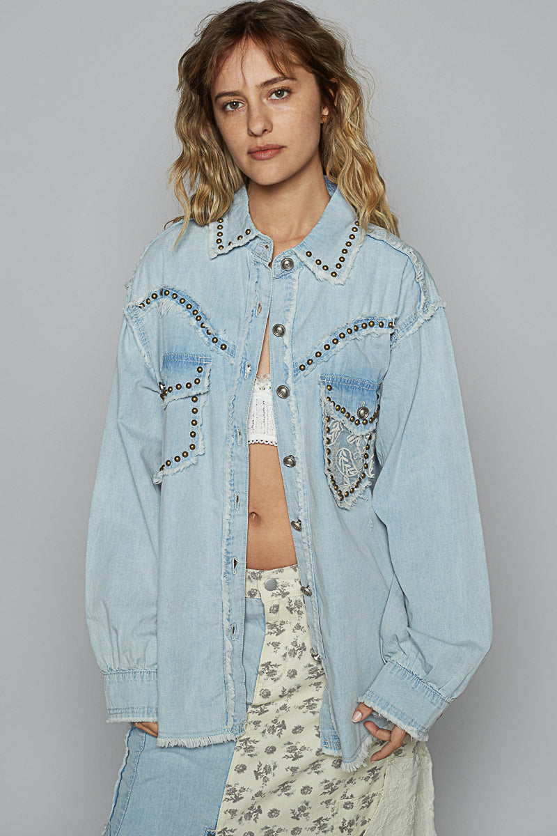 Cory Western Shirt Denim