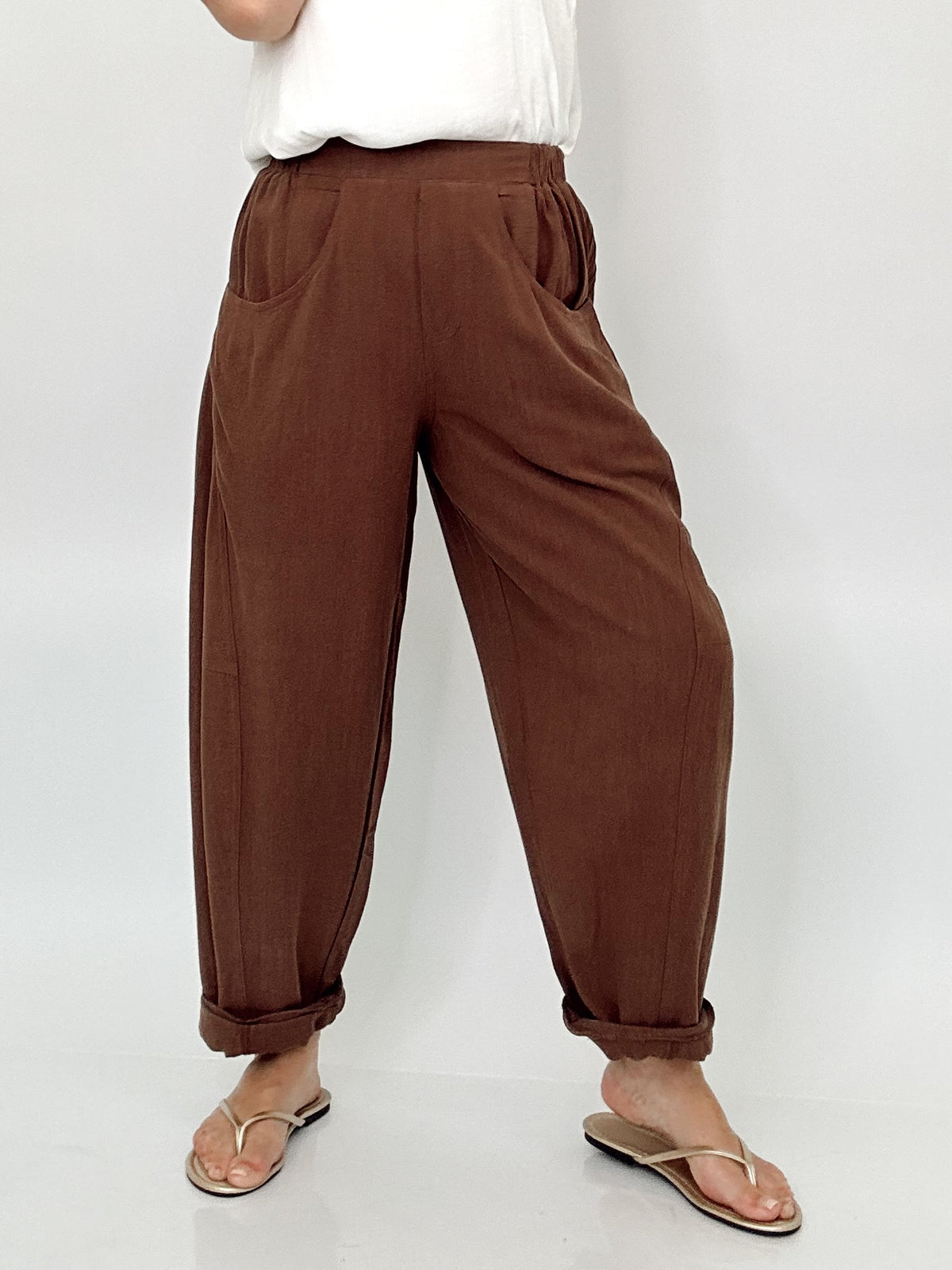 Chrissy Barrel Pants Coco