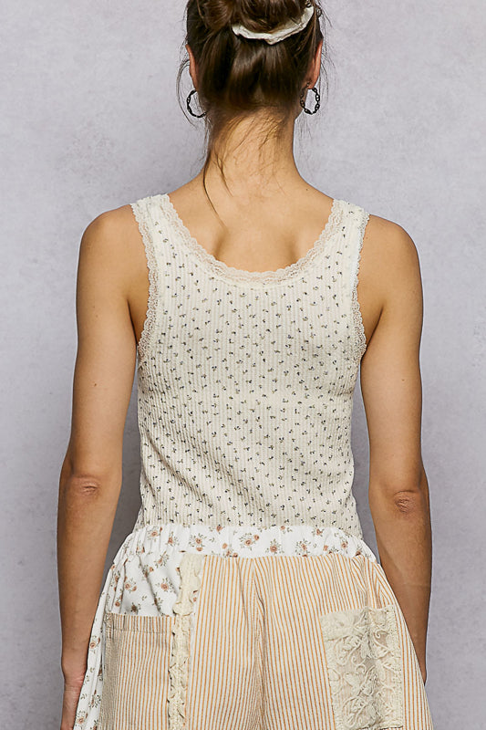 Megan Henley Floral Tank Top