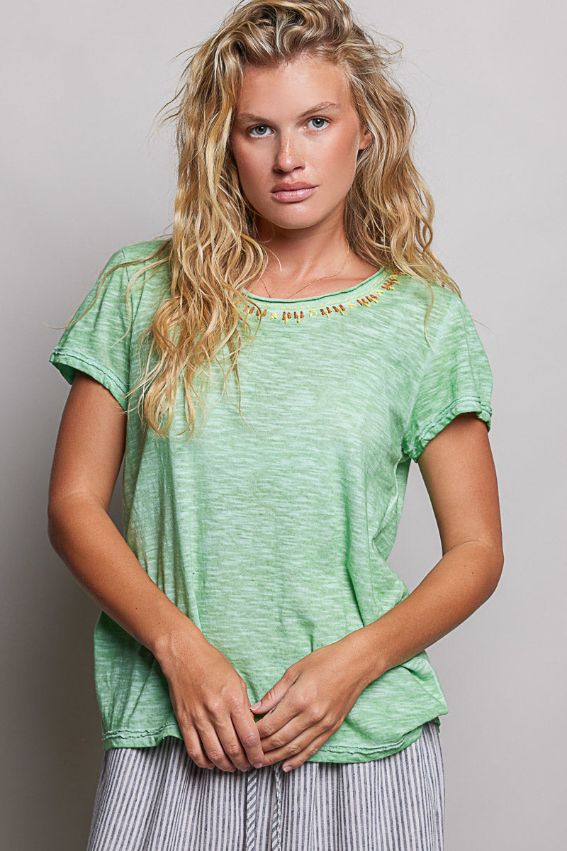 Aurora Top Green