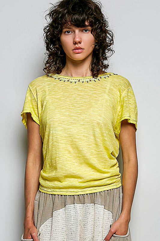 Aurora Top Yellow