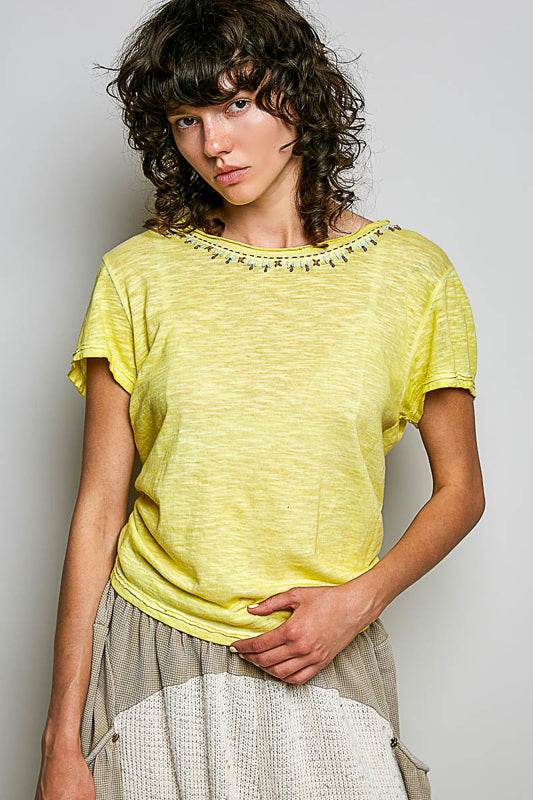 Aurora Top Yellow