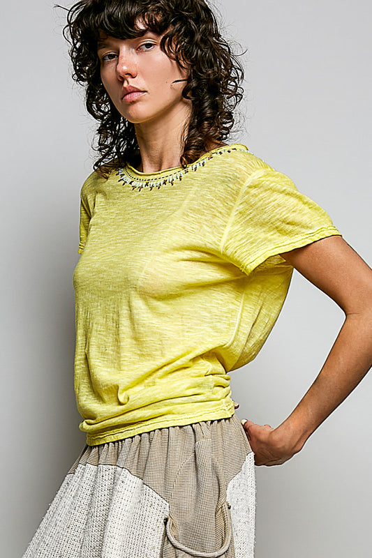 Aurora Top Yellow