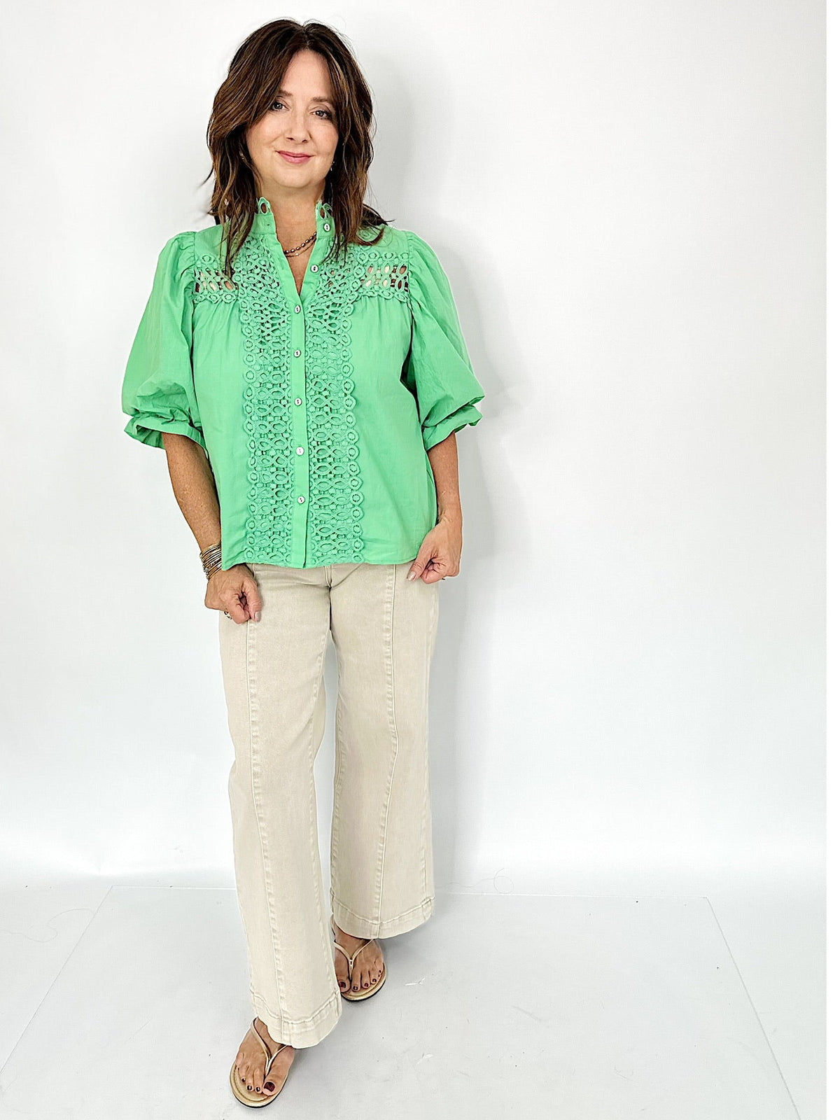 Chandler Blouse Mint