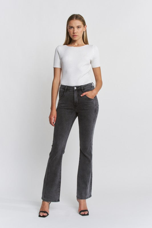 Ada High Rise Tummy Tuck Bootcut Jeans