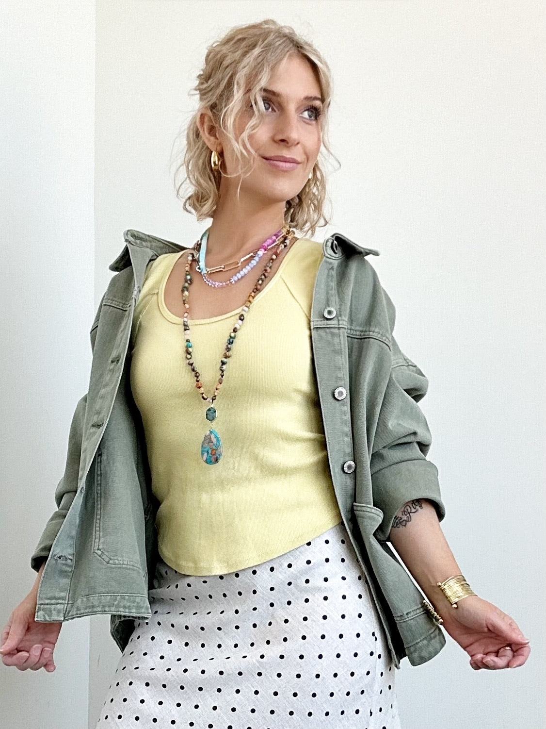 Faith Denim Button Up Jacket