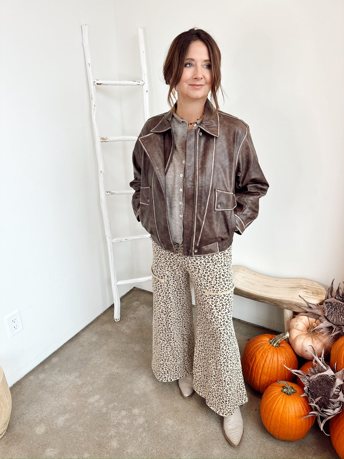 Felicity Faux Leather Jacket