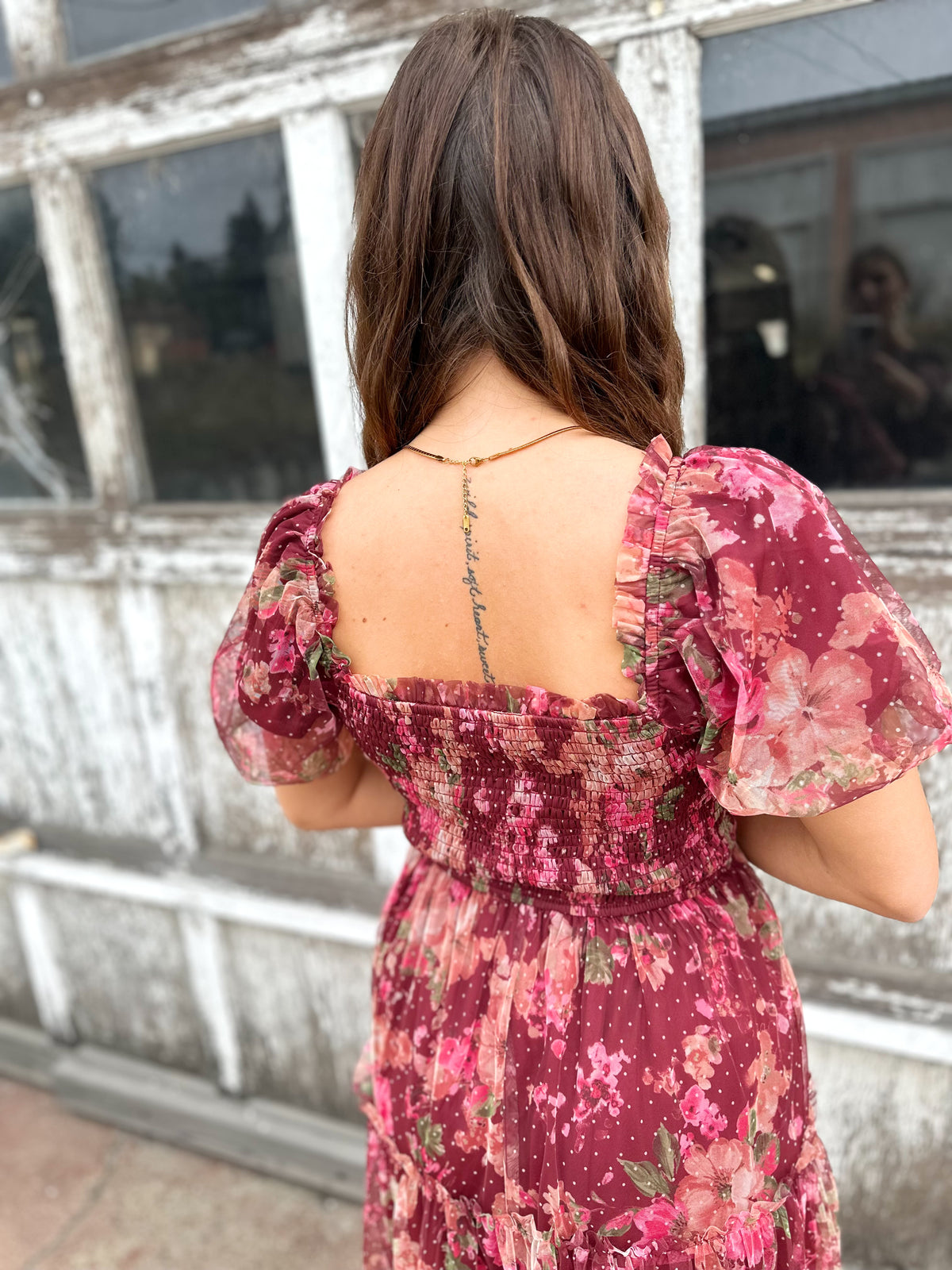 Cecily Floral Midi Dress