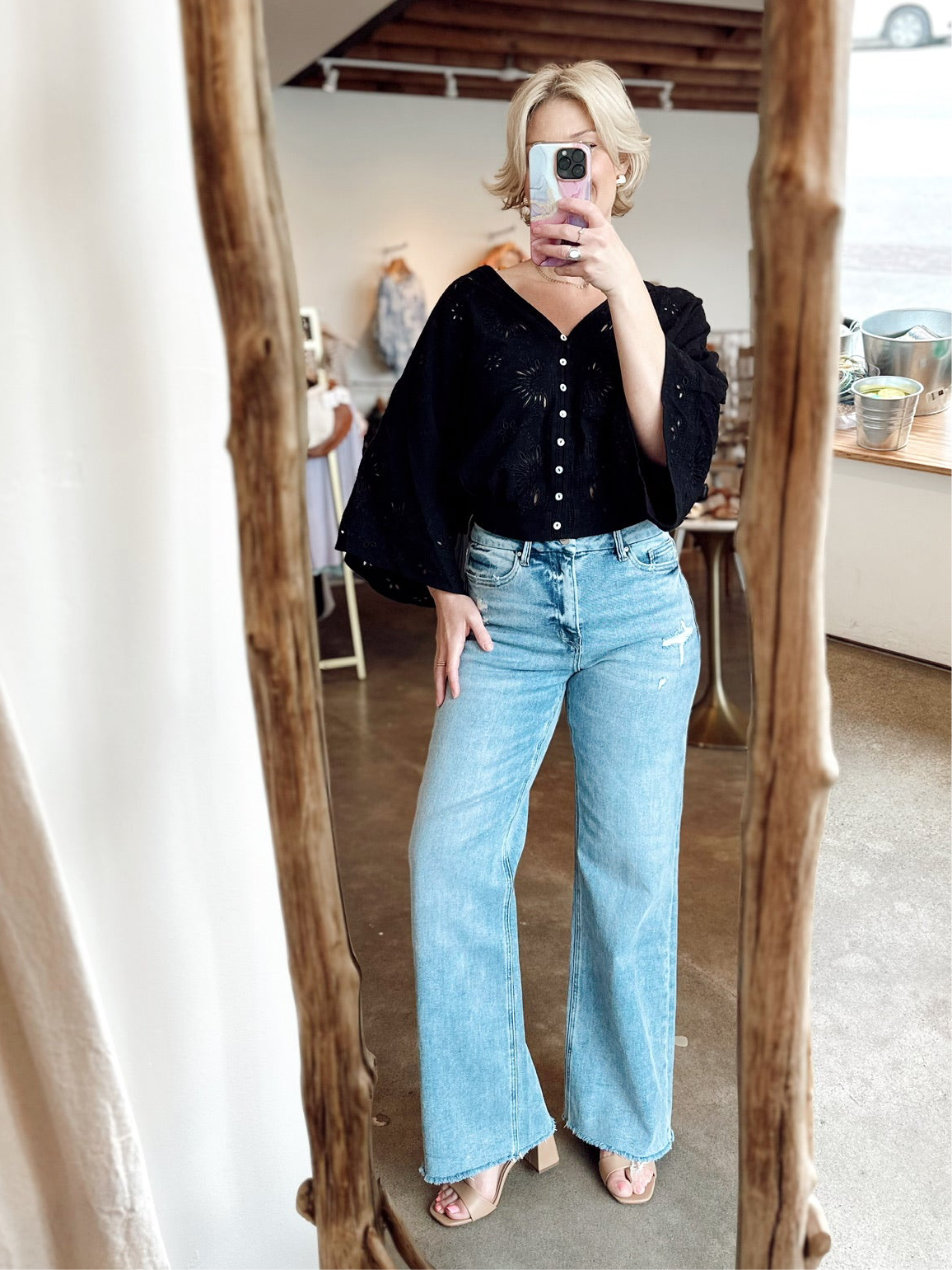 Joni High Rise Wide Leg Jean
