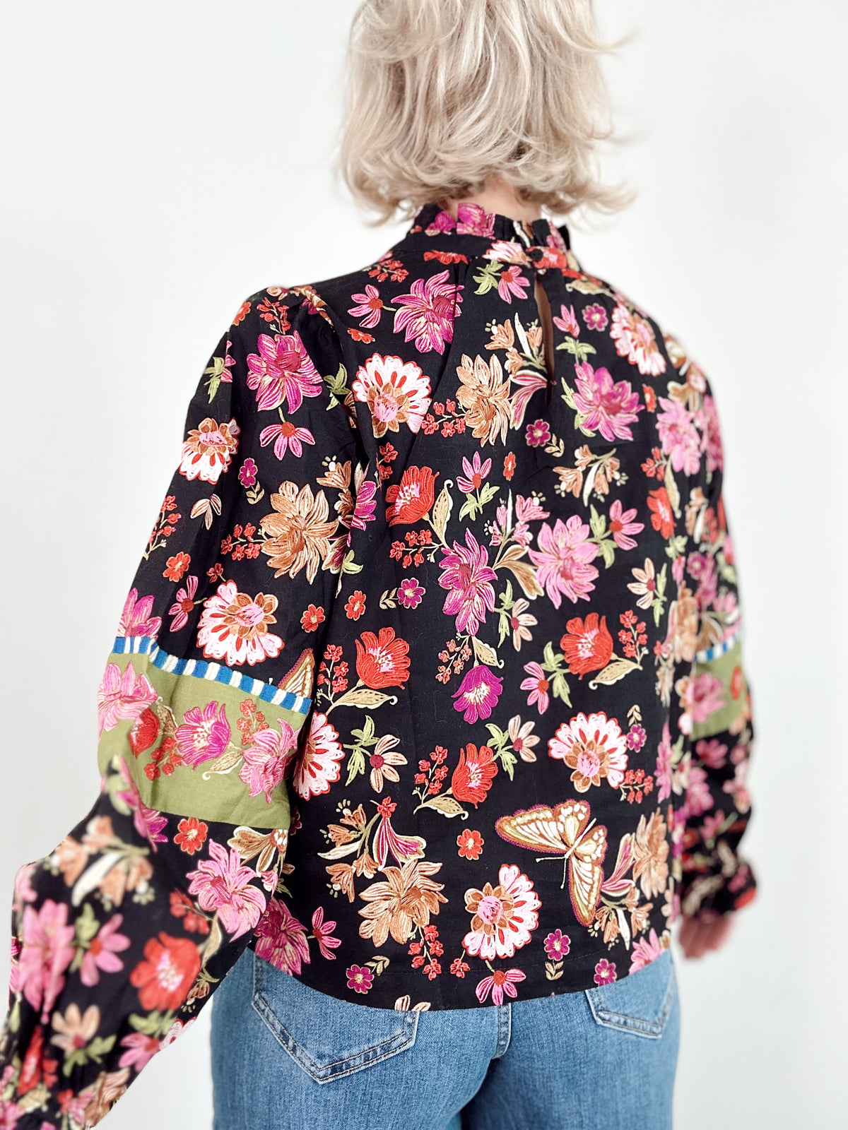 Marney Floral Print Top