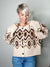 Lexie Geometric Diamond Knit Cardigan Sweater