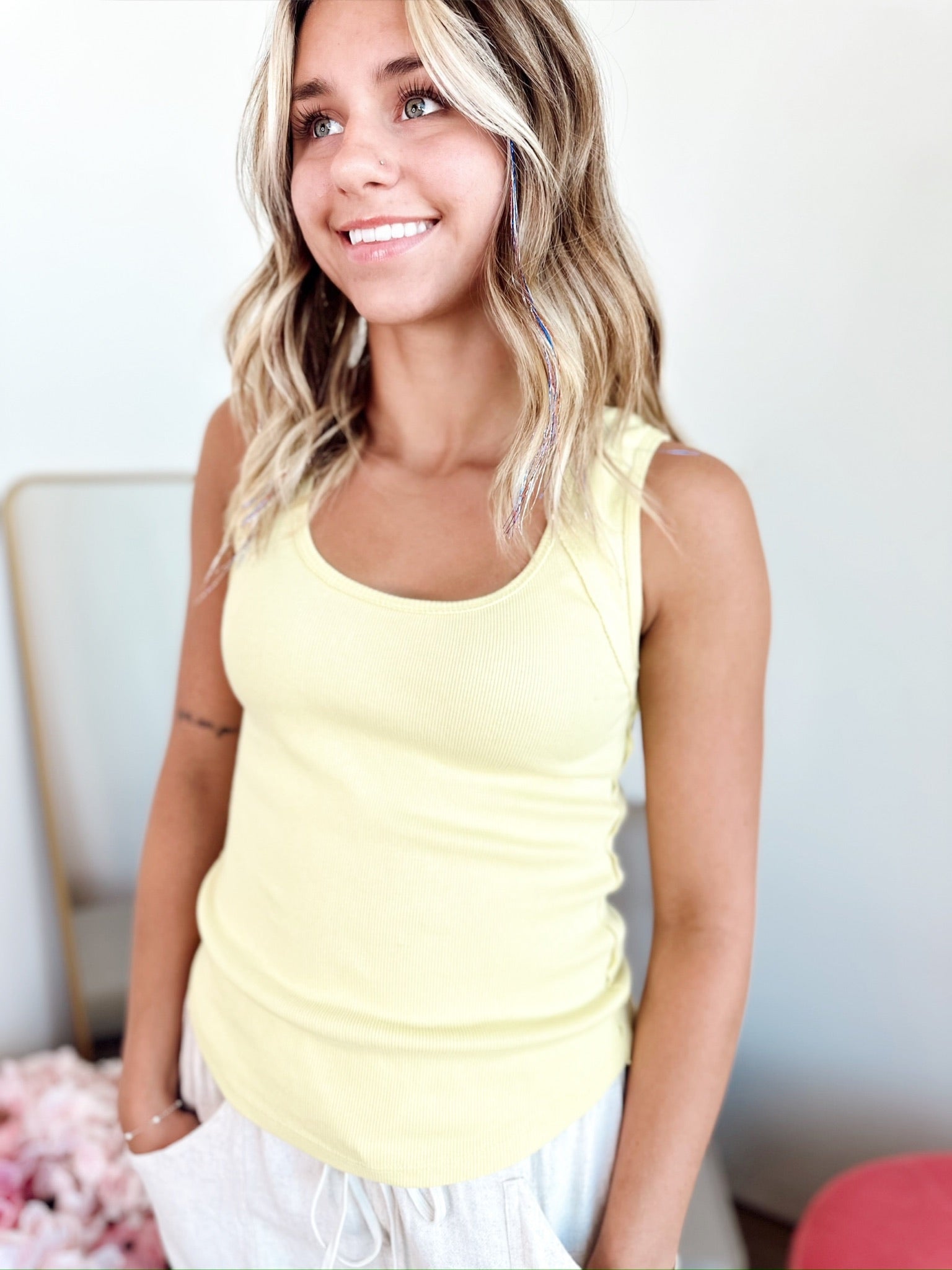Bella Ribbed Tank
