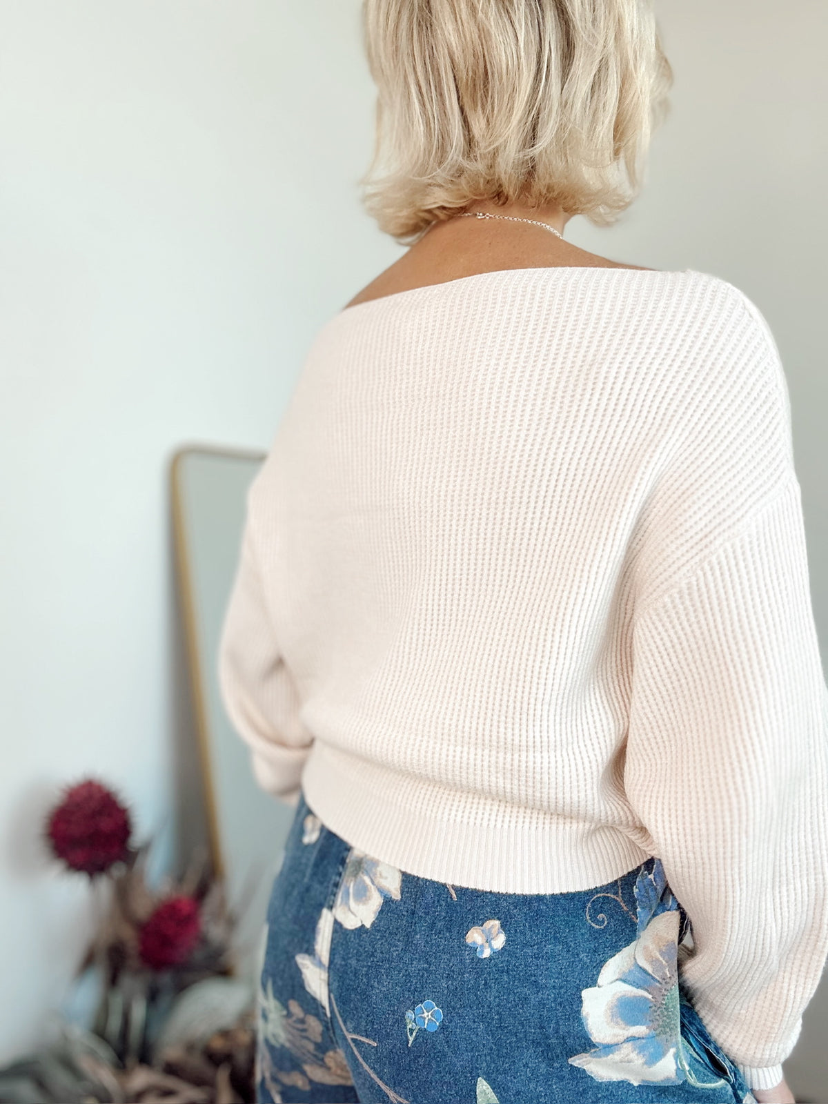 Marie Off Shoulder Top Ivory