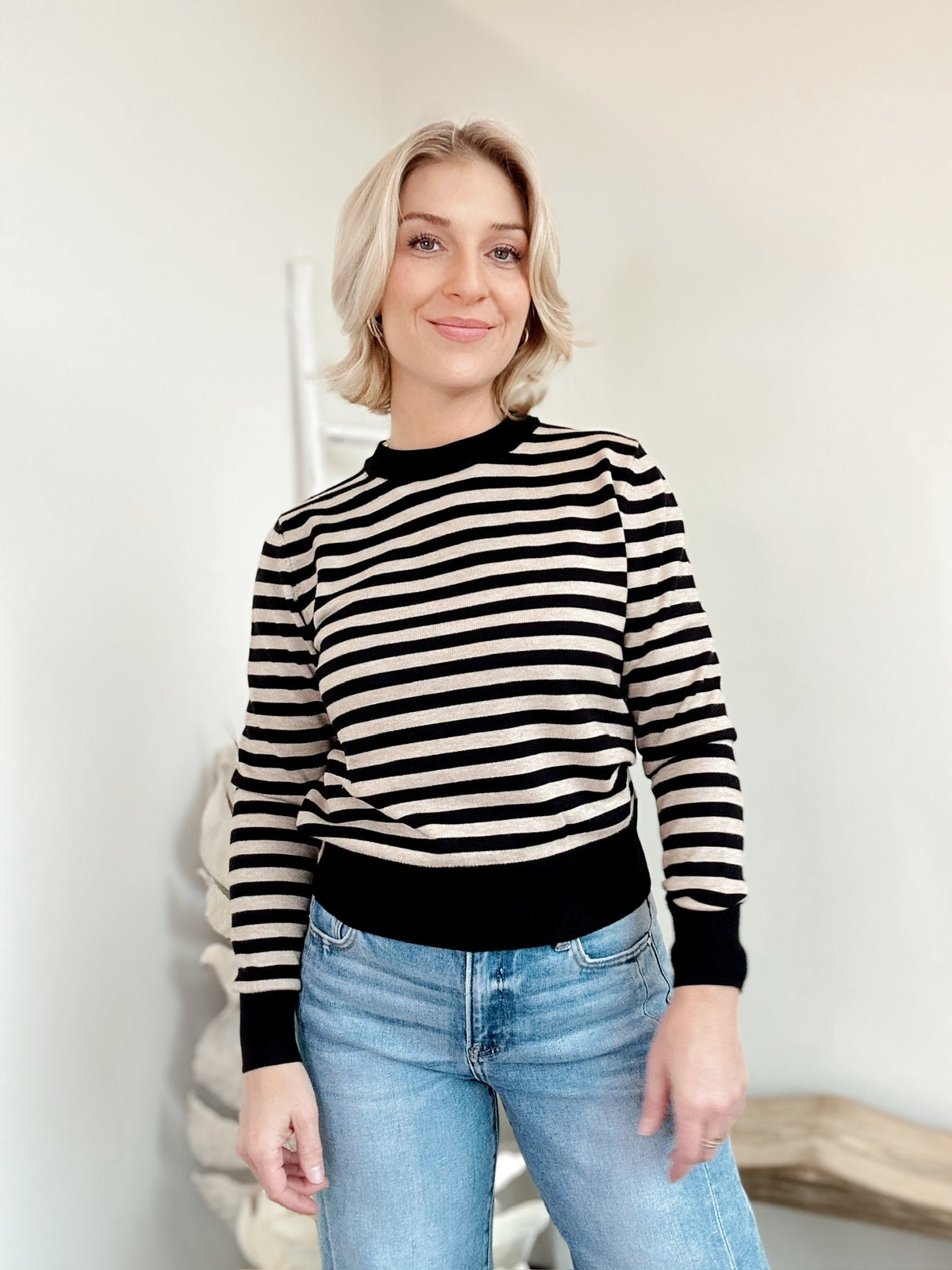 McKinley Stripped Crop Sweater