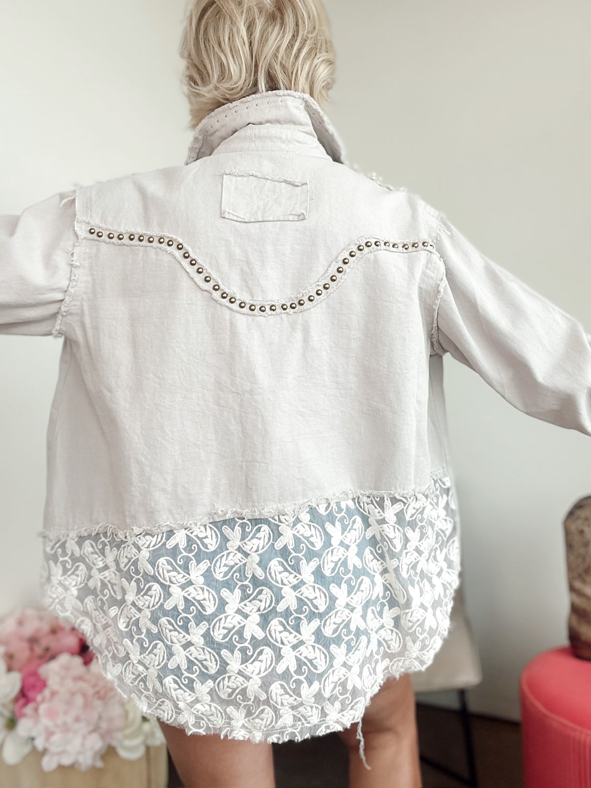 Cory Western Shirt Grey