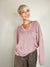 Jensen Textured Rib Top, Dusty Mauve