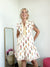 Dana Floral Mini Dress Vanilla