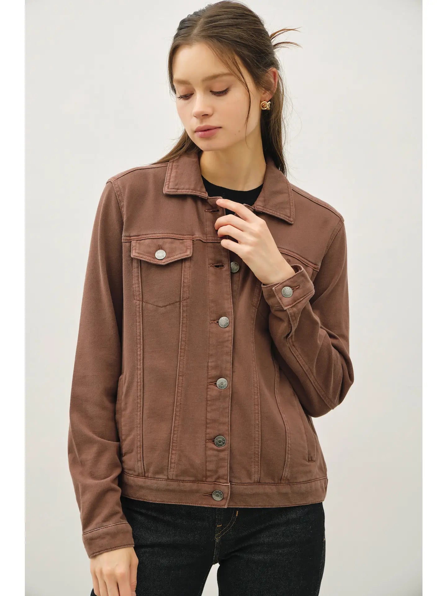 Tiffany Trucker Jacket Brown