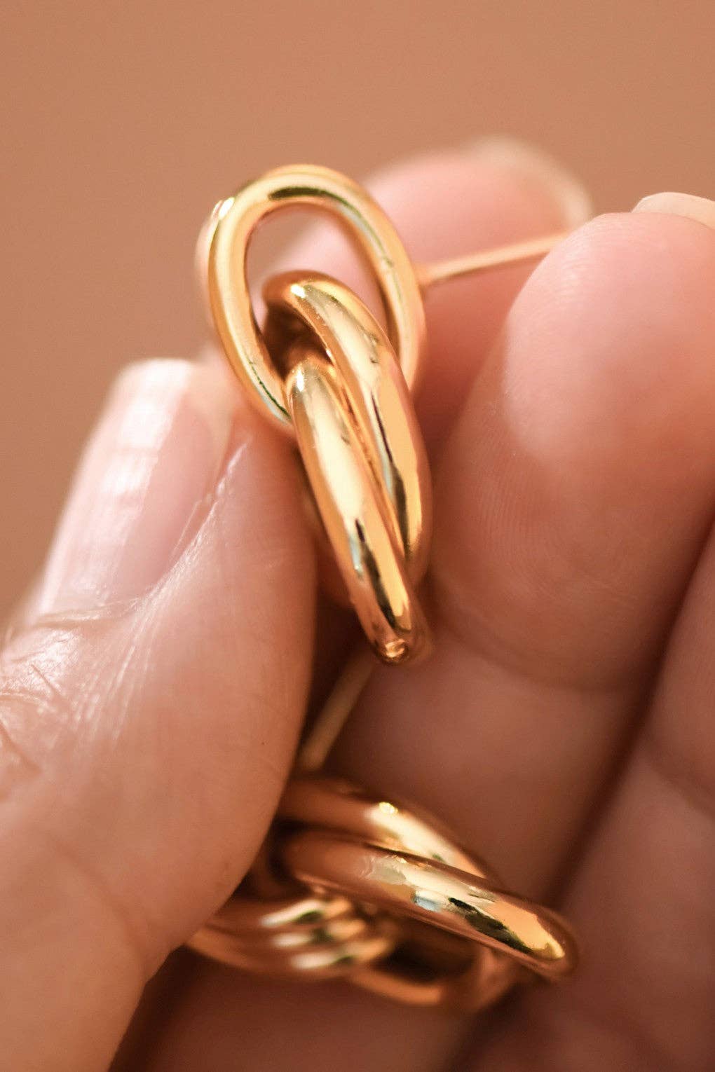 Rhonda Triple Twist Earrings