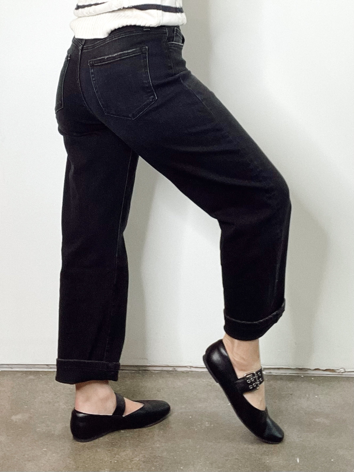 Jess Super High Rise Wide Barrel Jeans
