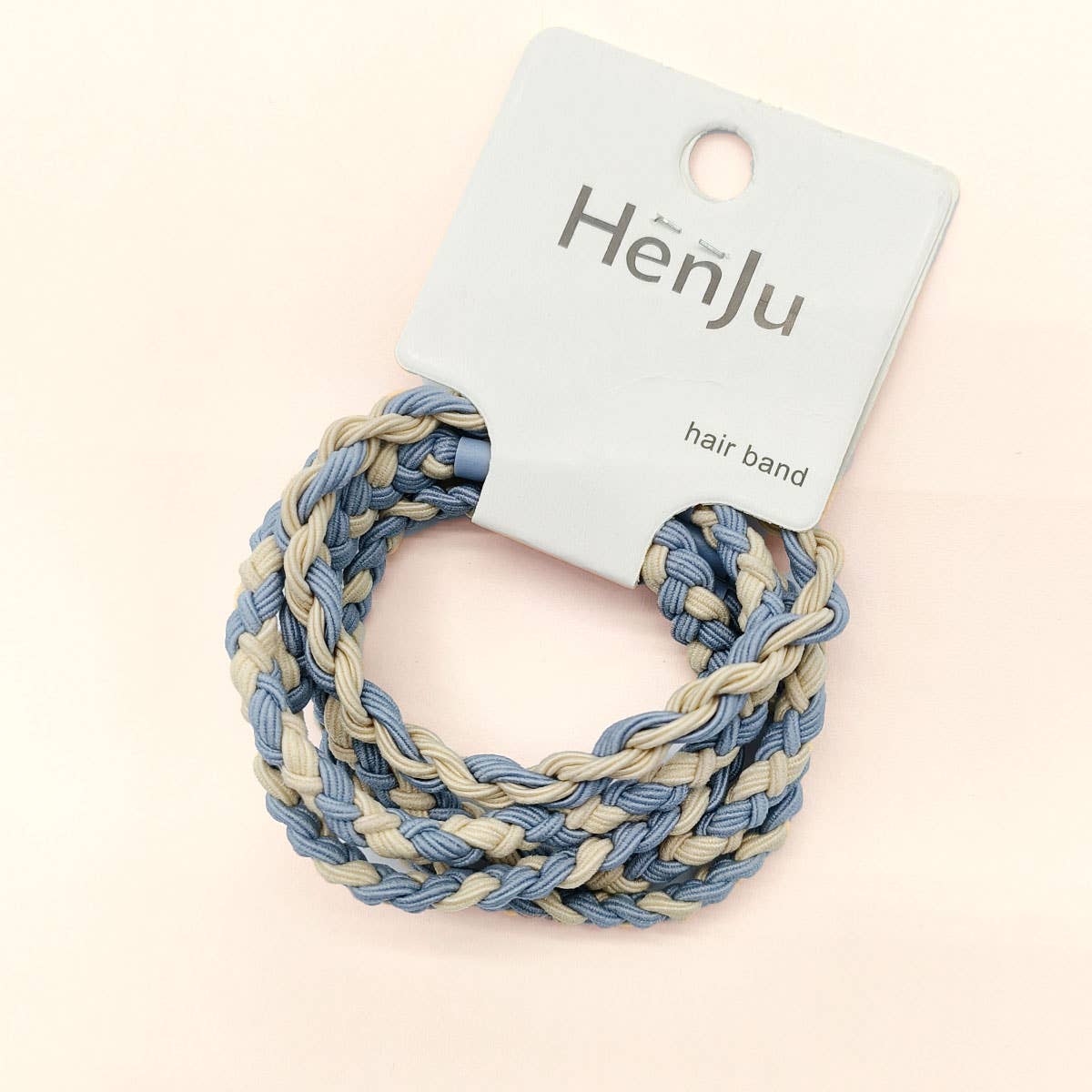 Twisted Hair Ties Blue