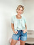 Chloe High Rise Denim Shorts
