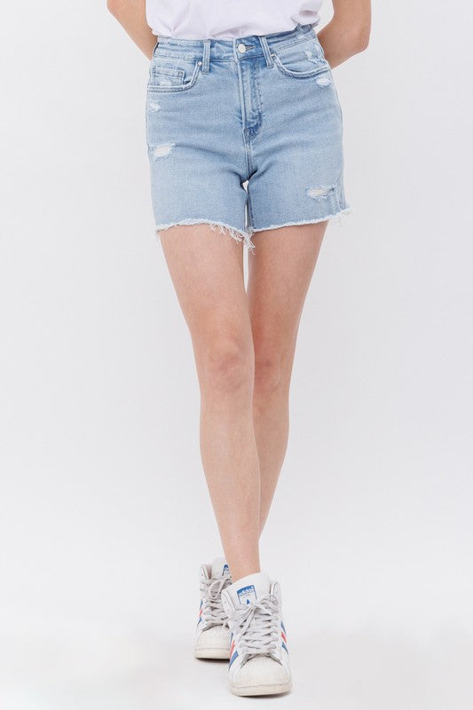 Hailey High Rise Midi Shorts