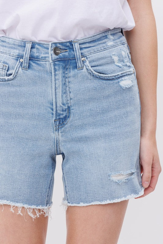 Hailey High Rise Midi Shorts