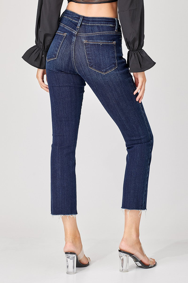 Skye Mid Rise Straight Jeans - Shanty Boutique