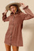 Elise Mini Dress Brick