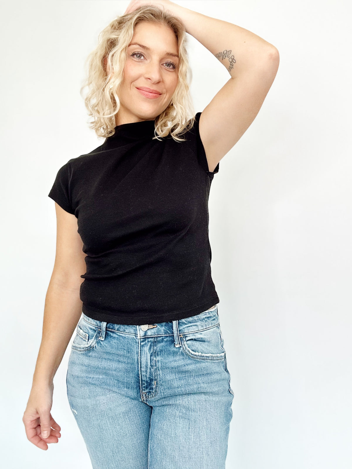 Felicity Mock Neck Top