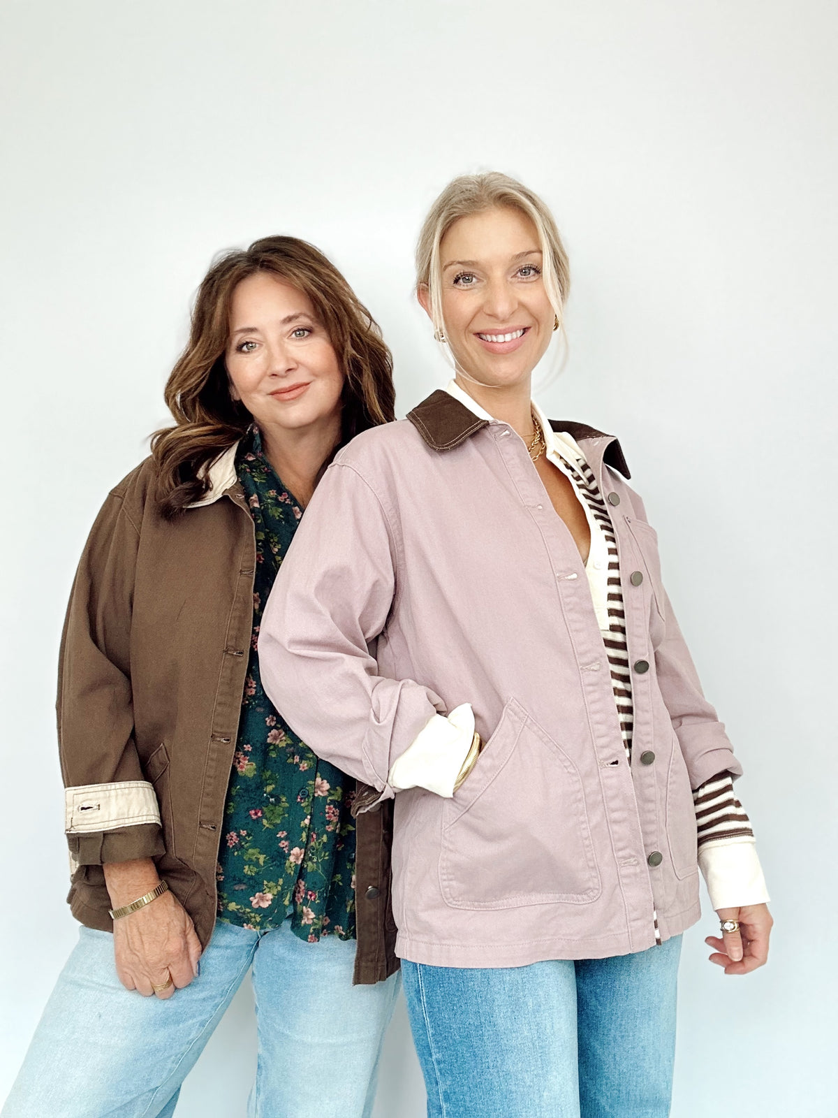Elsie Utility Barn Jacket Mauve