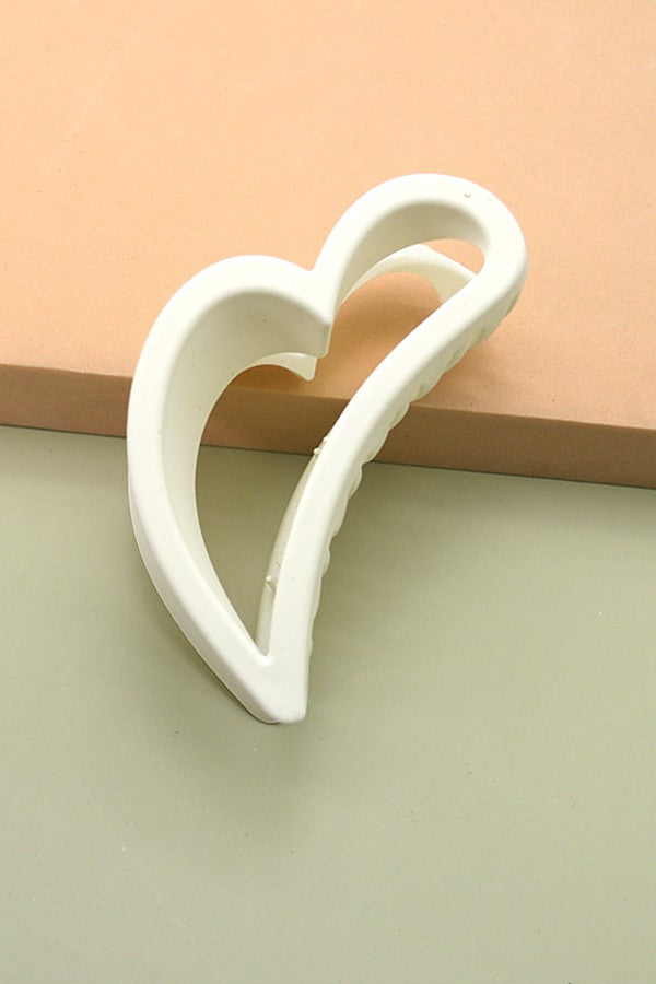 Heart Hair Claw Clip