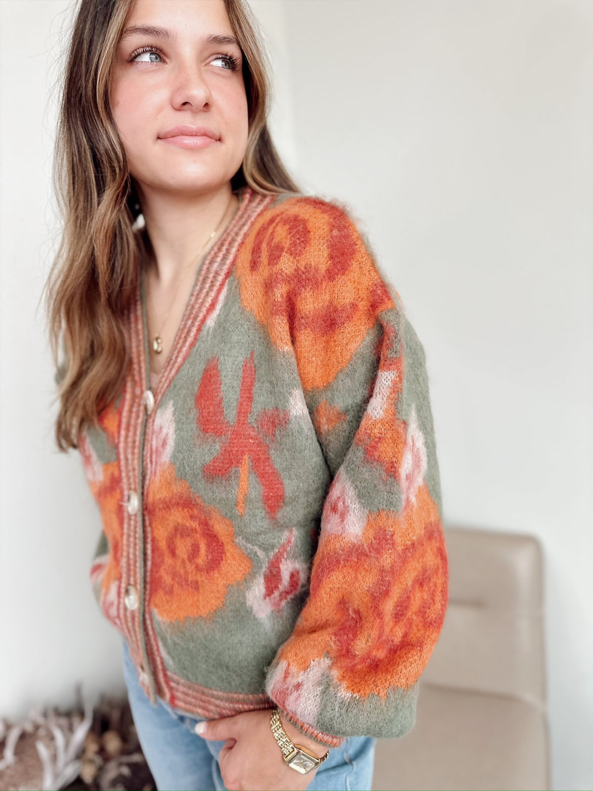 Olivia Floral Cardigan