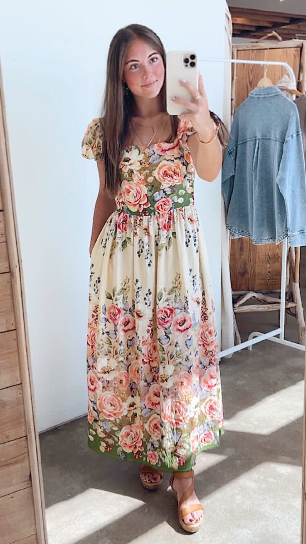 Lexi Floral Printed Midi Dress