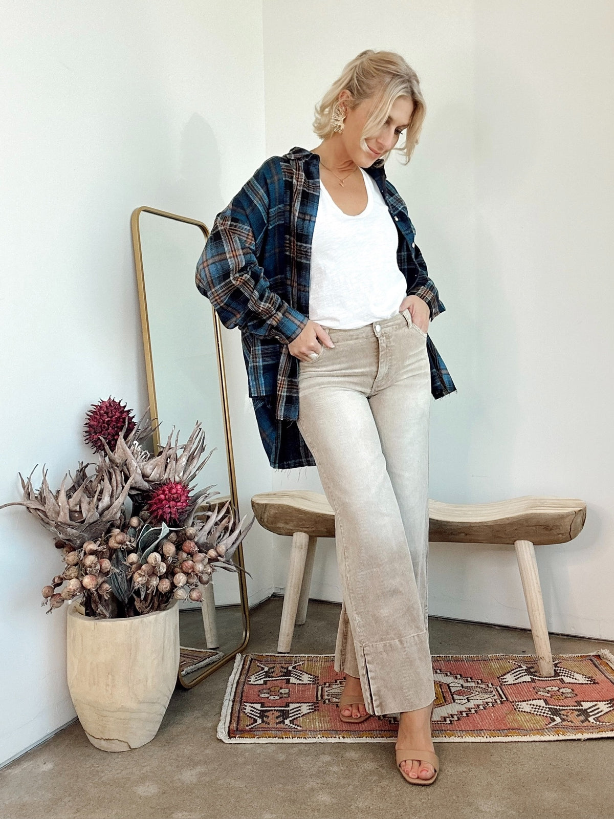 Dylan Flannel Shirt Navy