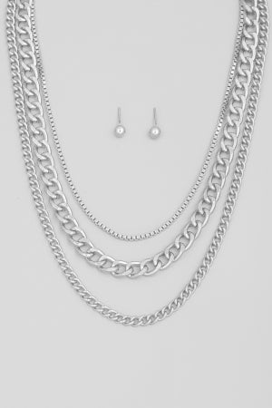 Layered Curb Necklace