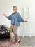 Alex Tencel Dolman Shirt Dk. Denim