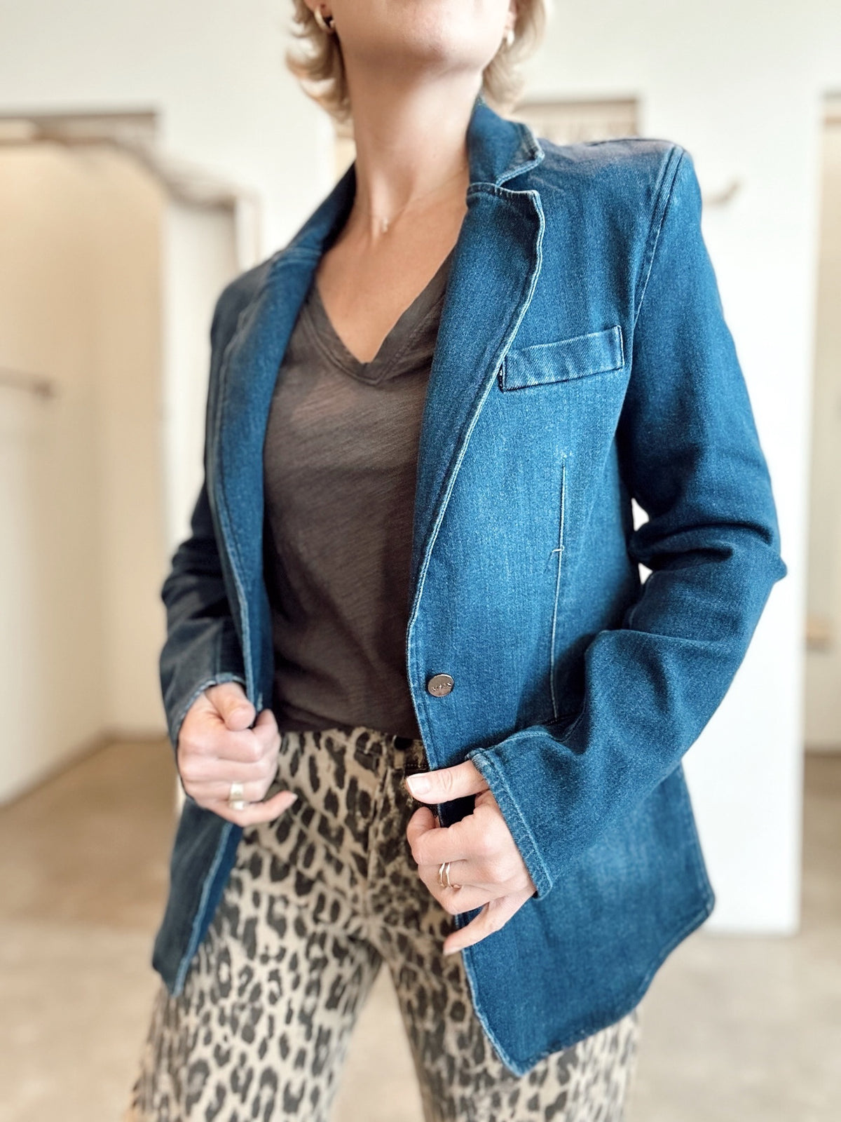 Dianna Denim Blazer