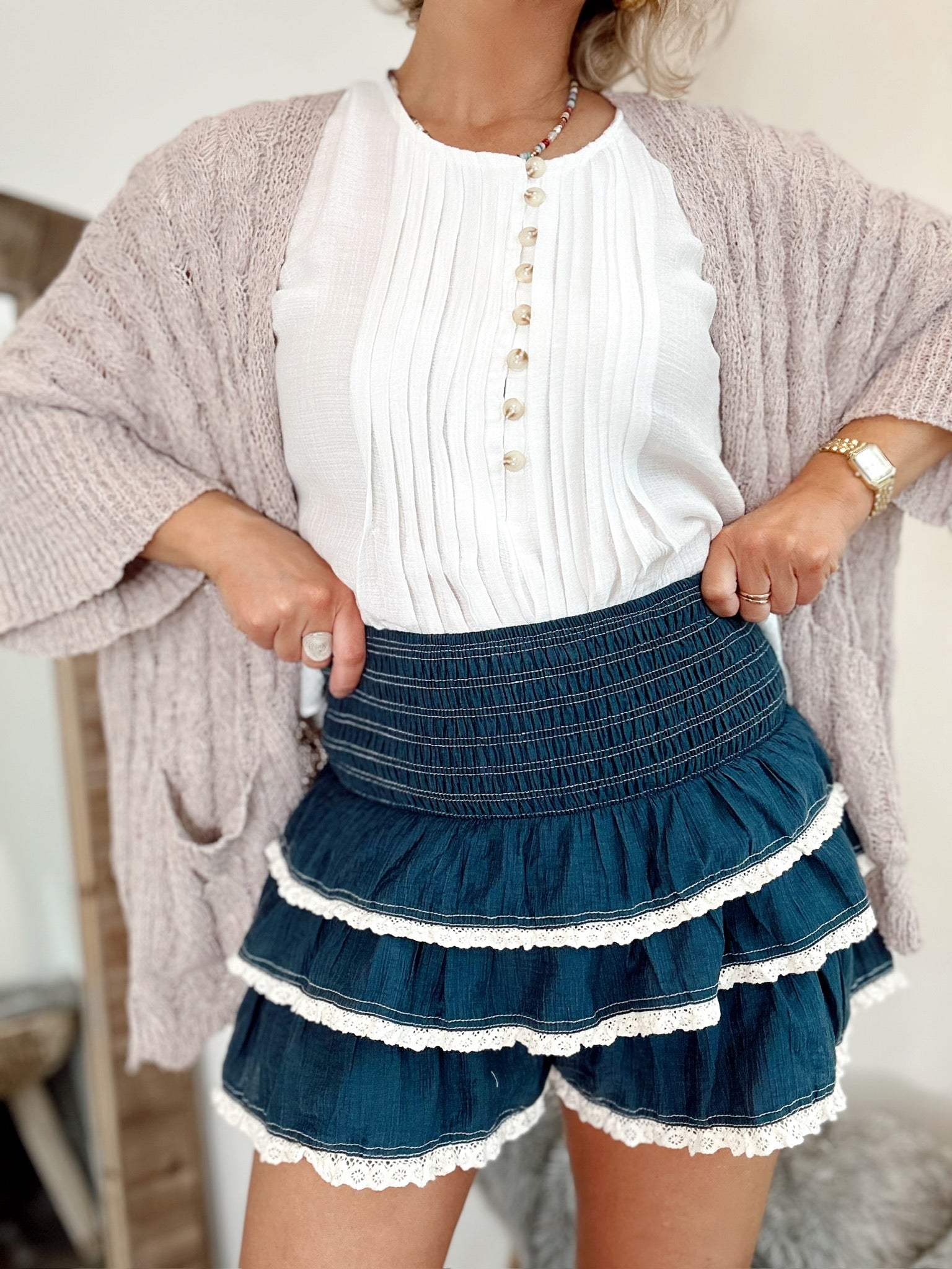 Remi Cable Thin Sweater Cardigan