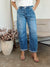 Zena Mid Rise Barrel Jeans