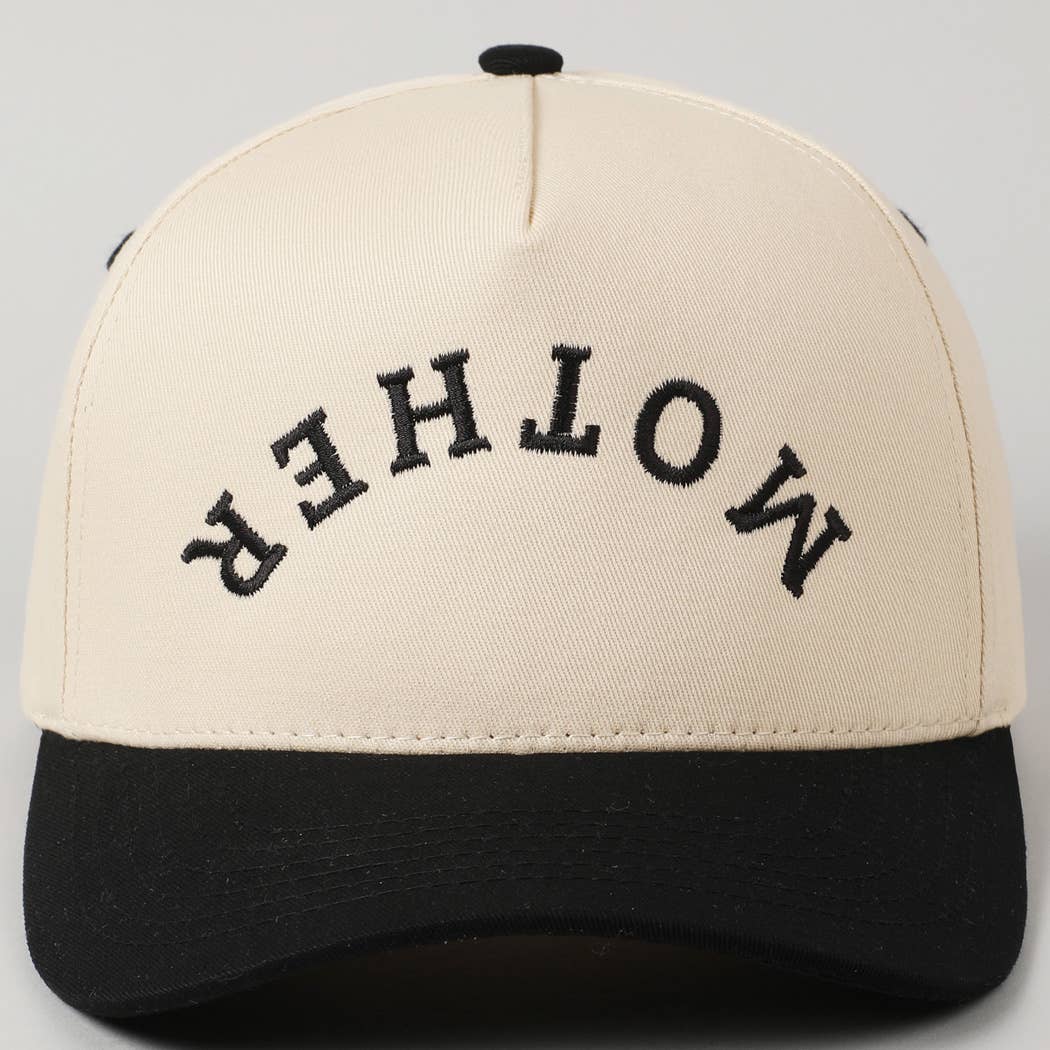 MOTHER Upside Down Hat Black