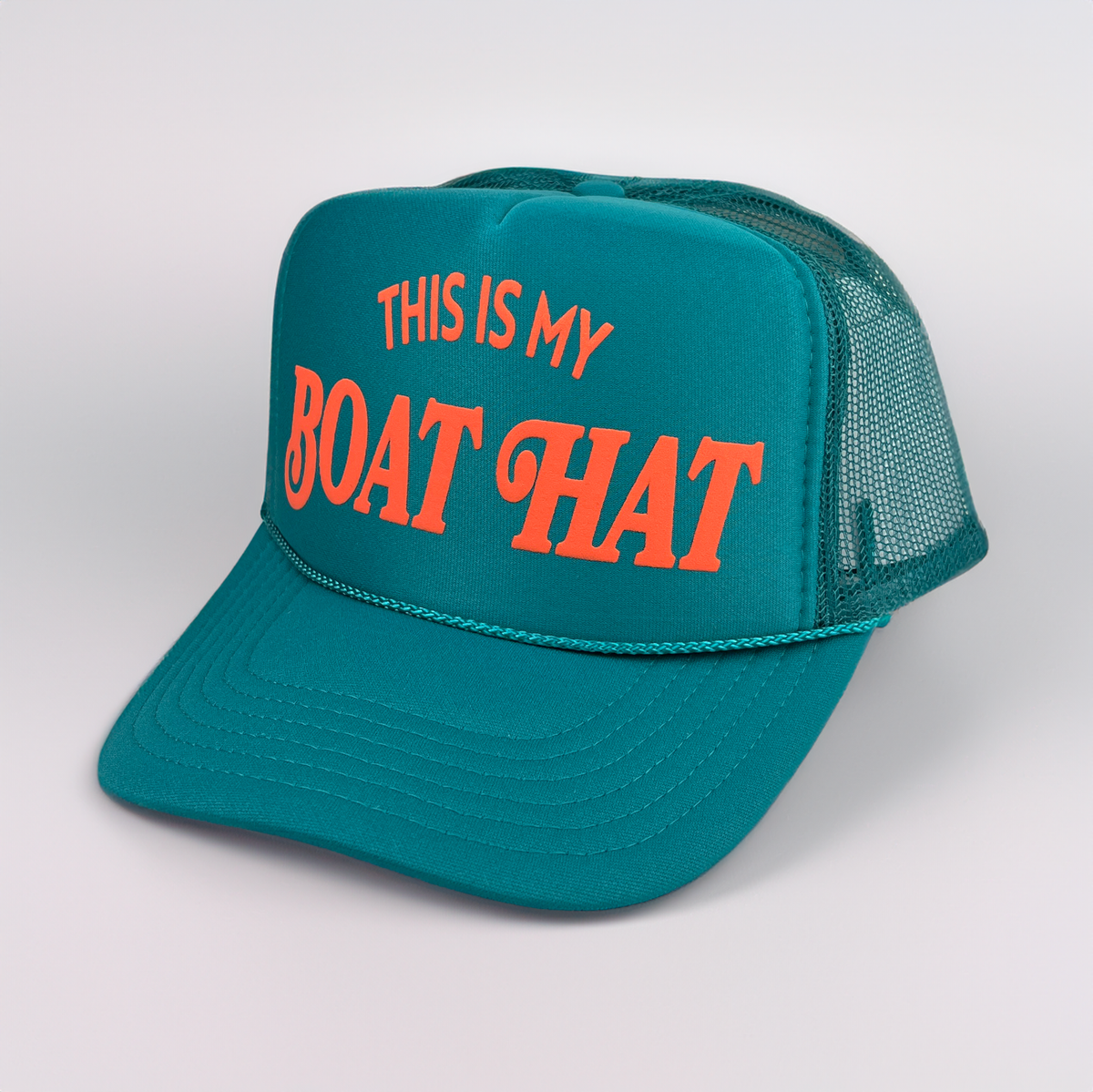 My Boat Hat Trucker Hat Jade