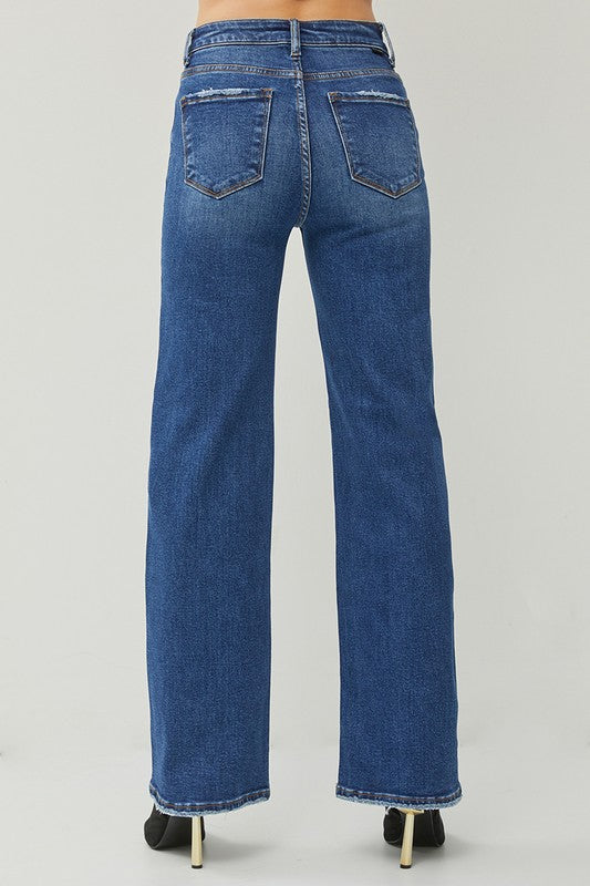 Anne High Rise Straight Jeans
