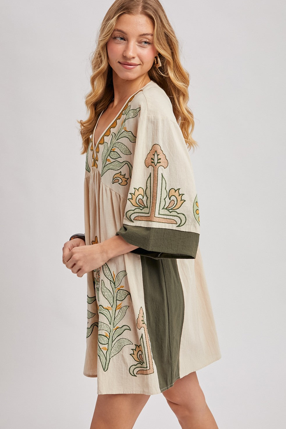 Sophia Boho Babydoll Dress