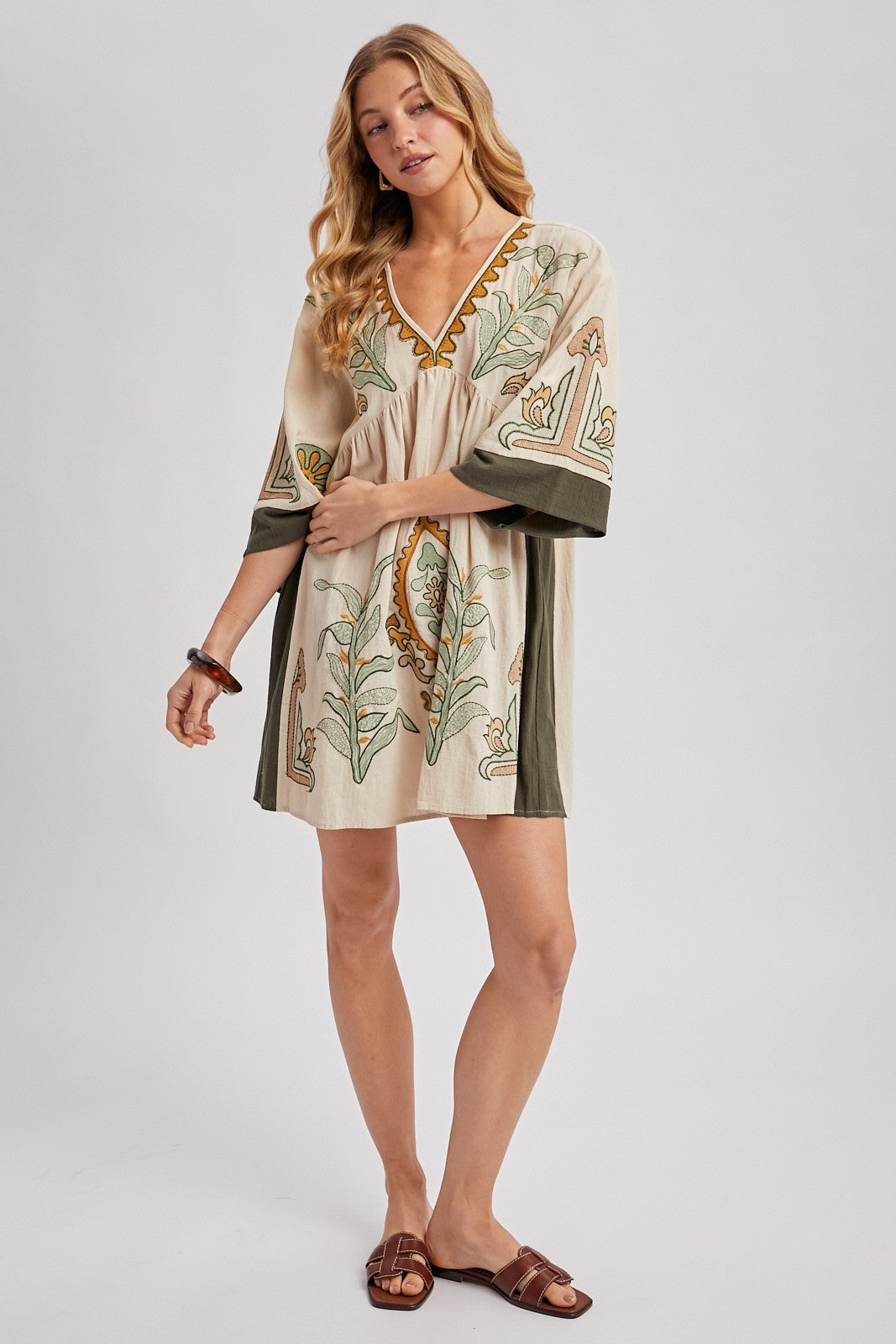 Sophia Boho Babydoll Dress