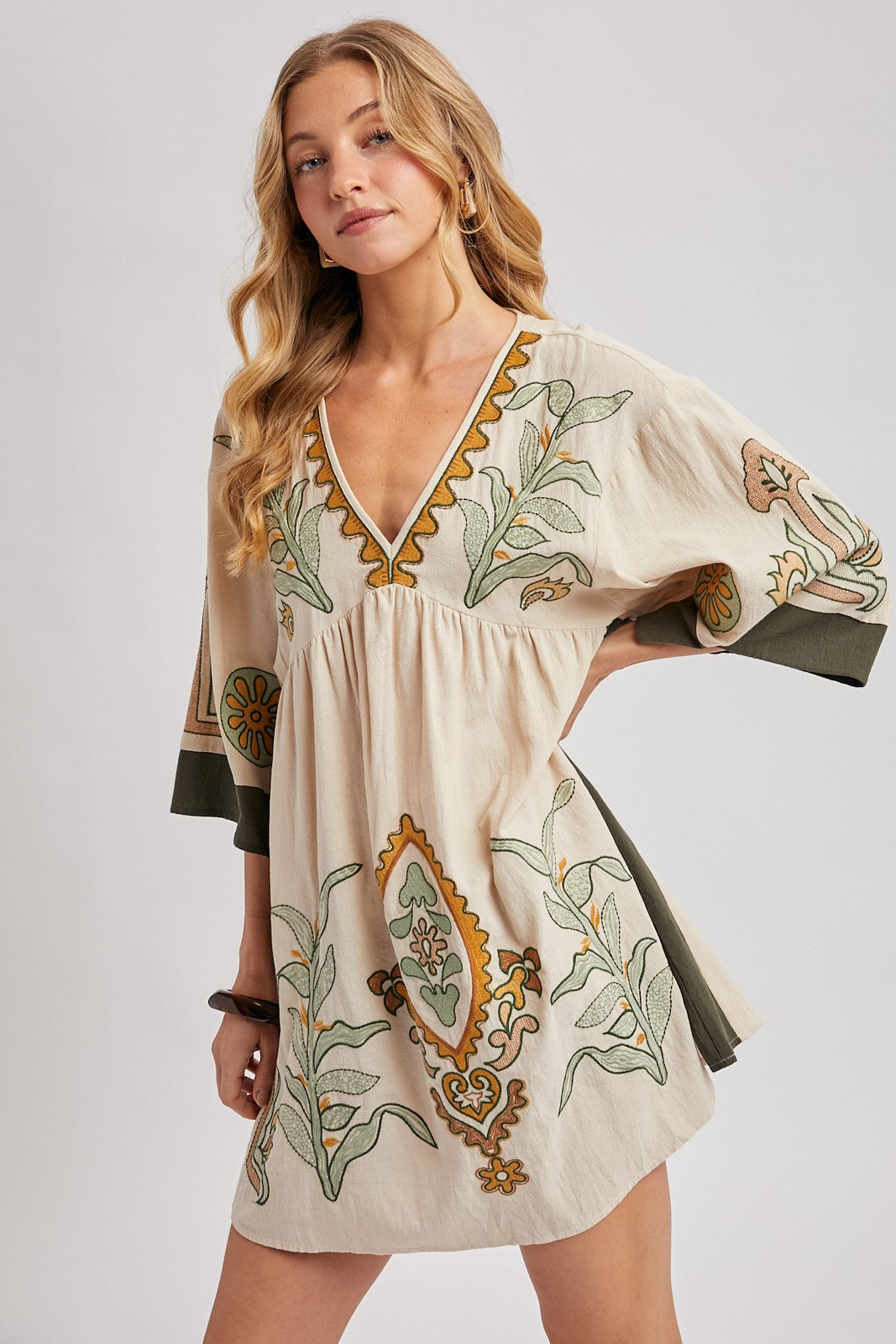 Sophia Boho Babydoll Dress